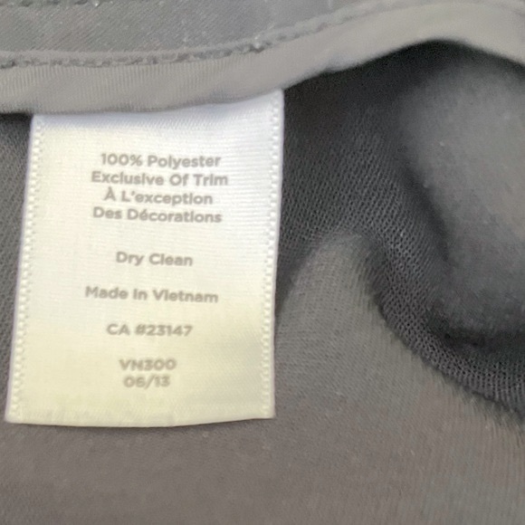 Talbots Heritage style black dress pants with black satin waist line US 10 - Picture 9 of 16